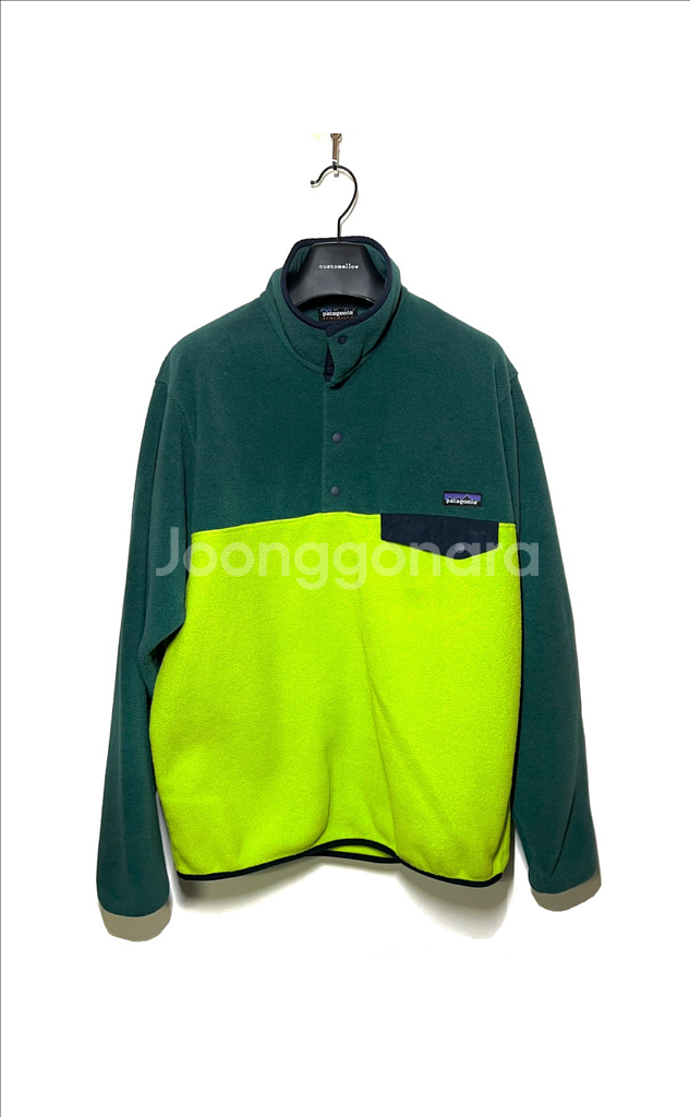 파타고니아 초레어 빈티지 신칠라 아노락 플리스 자켓 그린/연두 M사이즈--2