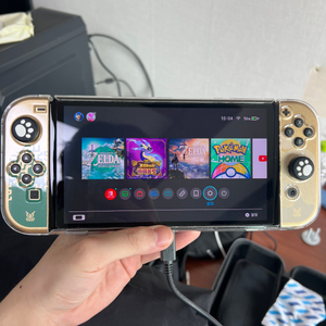 닌텐도 스위치 oled 젤다왕눈 에디션 + 스위치 타이틀 + 프로콘