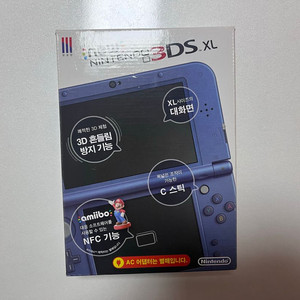 [미개봉] 뉴 닌텐도 3DS XL 메탈릭 블루 - 뉴큰다수 새제품 미사용
