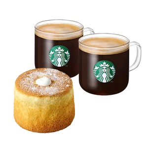 스타벅스 부드러운 디저트 세트 스벅아메+부드러운생크림카스테라