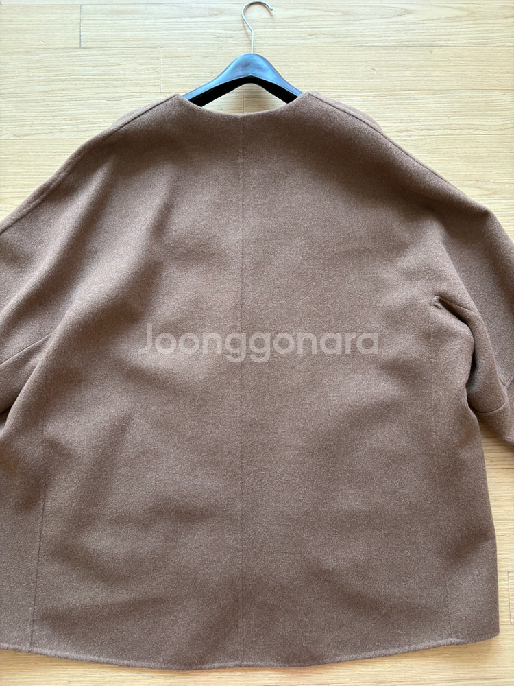 타임 완판! 브라운슈거 색상 울 오버사이즈 핸드메이드코트 55--4