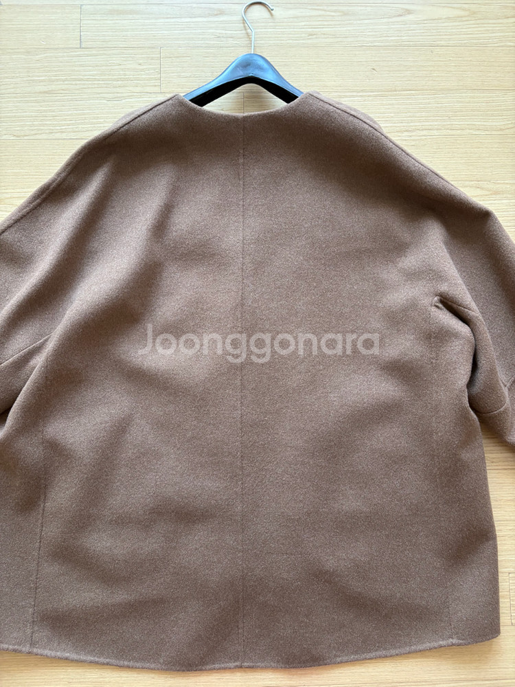 타임 완판! 브라운슈거 색상 울 오버사이즈 핸드메이드코트 55--11