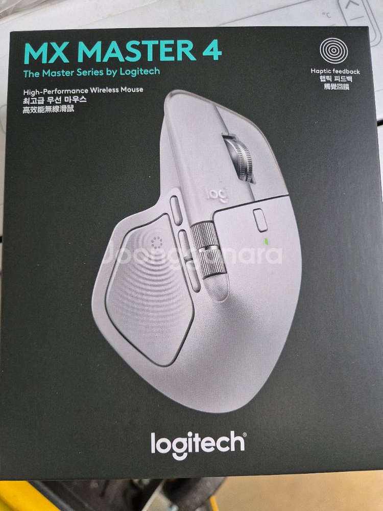 로지텍 MX Master 4 무선 마우스 검정 새상품--0