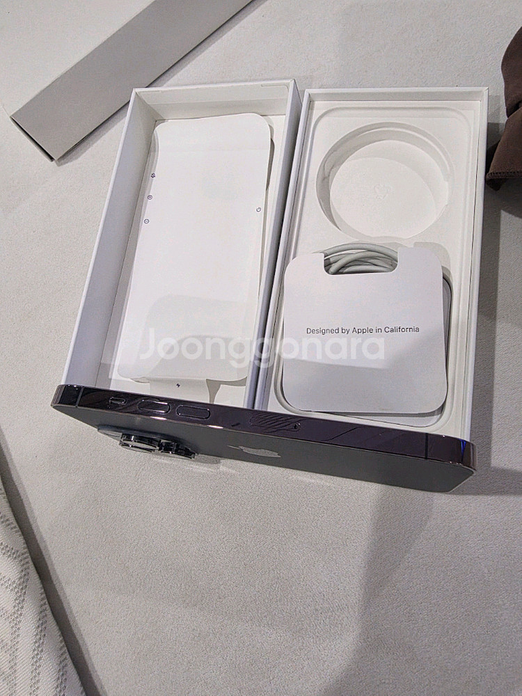 아이폰14 프로 128GB 퍼플 배터리 91%--2