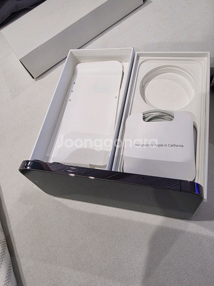 아이폰14 프로 128GB 퍼플 배터리 91%--3