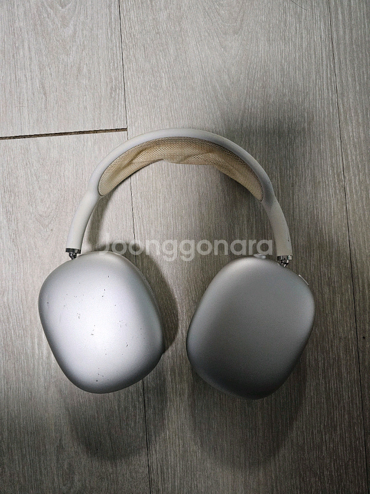 애플 에어팟 맥스 실버 고장제품 부품용--0