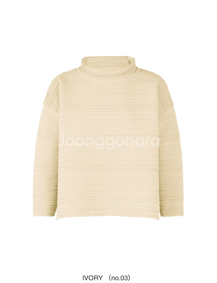 플리츠플리즈 크레페니트 아이보리--2