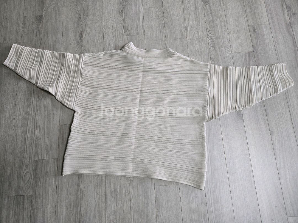 플리츠플리즈 크레페니트 아이보리--7