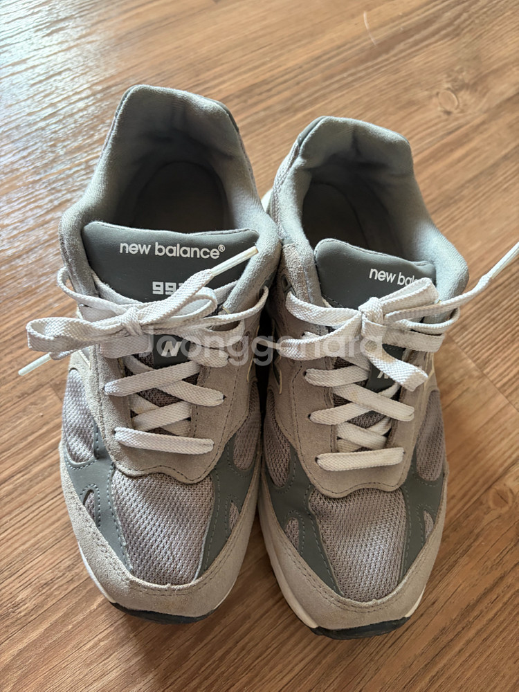 뉴발란스 빅키즈993 그레이 운동화(택포3.5)--1