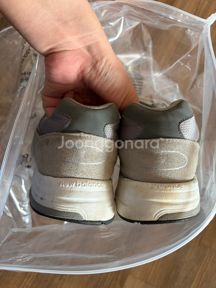 뉴발란스 빅키즈993 그레이 운동화(택포3.5)--7