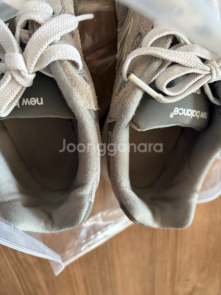 뉴발란스 빅키즈993 그레이 운동화(택포3.5)--8