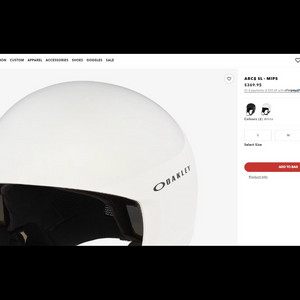 오클리 헬멧 스키 스노우보드 새상품 상급자용 M사이즈