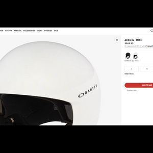 오클리 헬멧 스키 스노우보드 새상품 상급자용 M사이즈