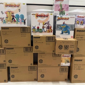 반다이 포켓몬 스케일월드 관동,성도 정리합니다.