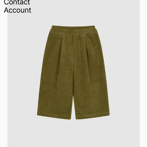 더무아 코듀로이 올리브카키L 새상품