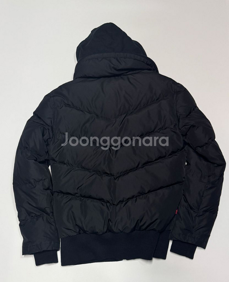 리바이스 덕 다운 후드 패딩 점퍼 블랙--1