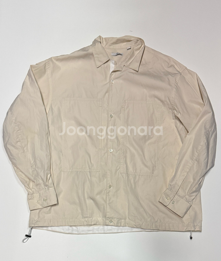 유니클로 x 질샌더 +J 투 포켓 오버핏 셔츠 자켓 XL--0