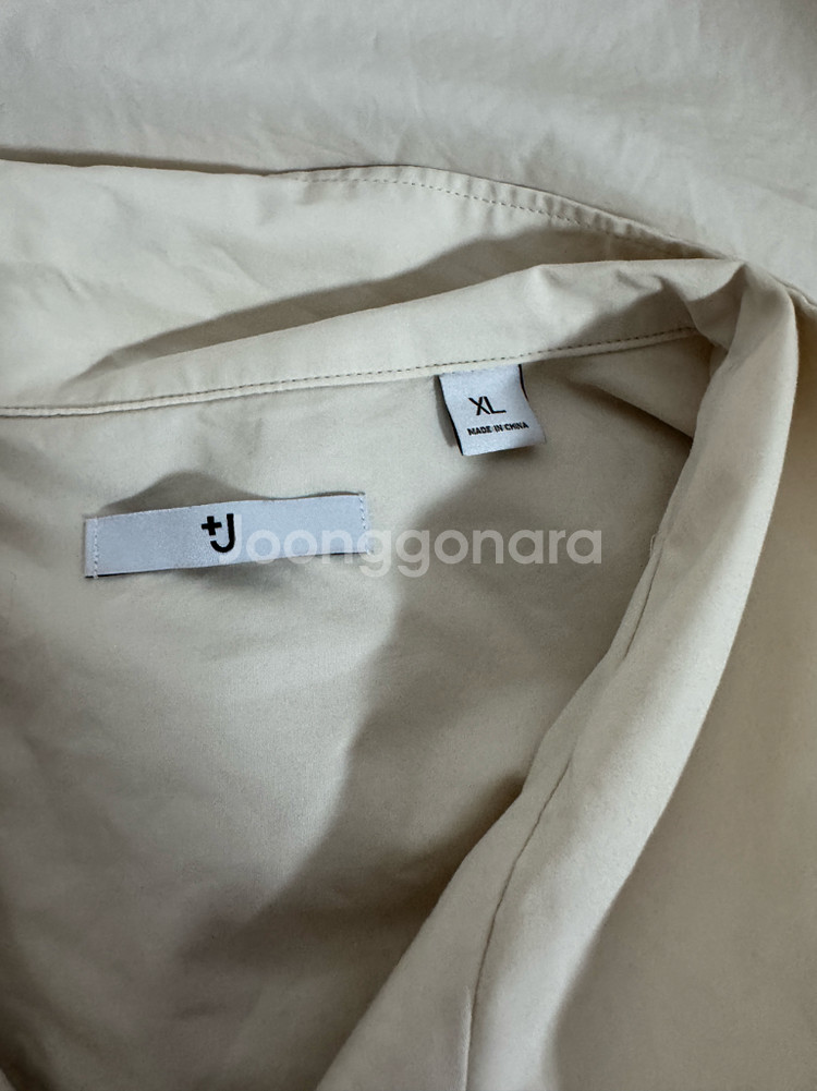 유니클로 x 질샌더 +J 투 포켓 오버핏 셔츠 자켓 XL--2