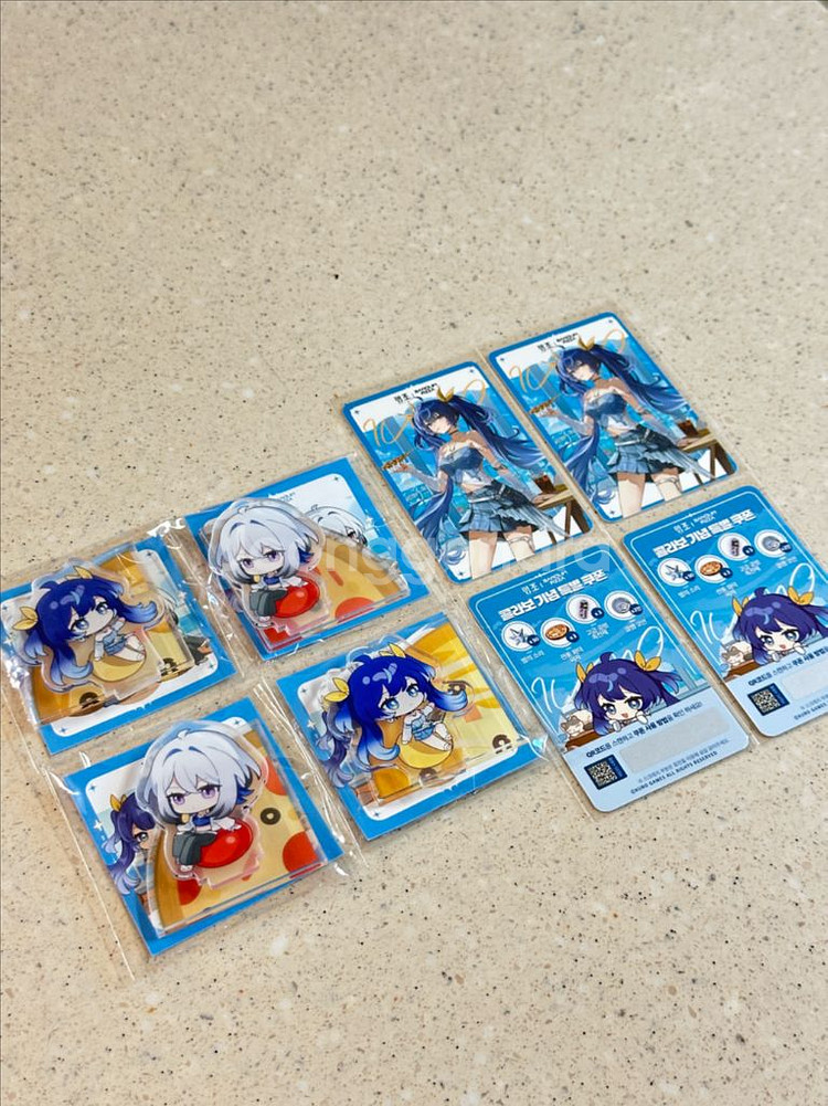 명조 반올림피자 아크릴 스탠드 + 포카 +쿠폰--3