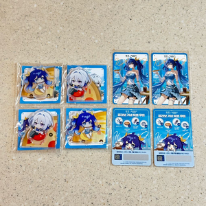 명조 반올림피자 아크릴 스탠드 + 포카 +쿠폰