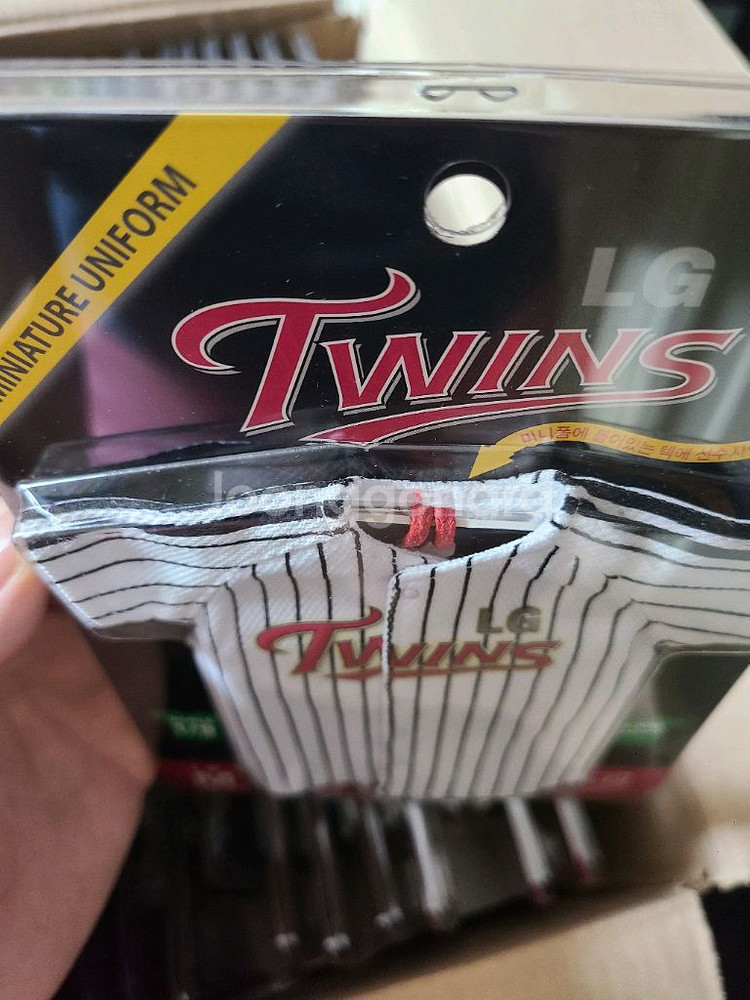 새것 엘지트윈스 미니 유니폼 이진영 야구 35--2