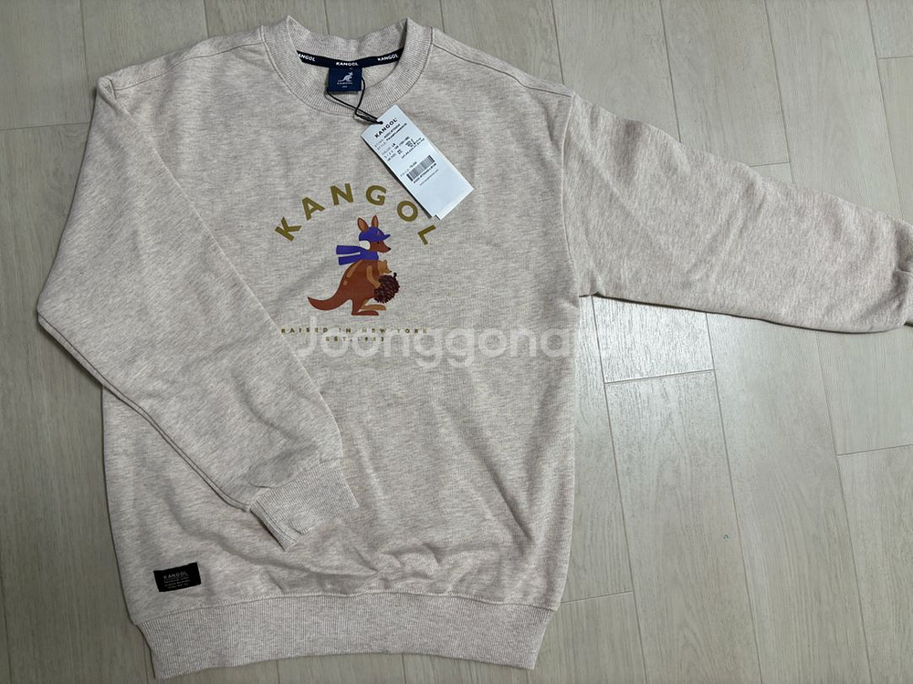 캉골 키즈 프린트 예쁜 맨투맨 145(택채 새상품)--0