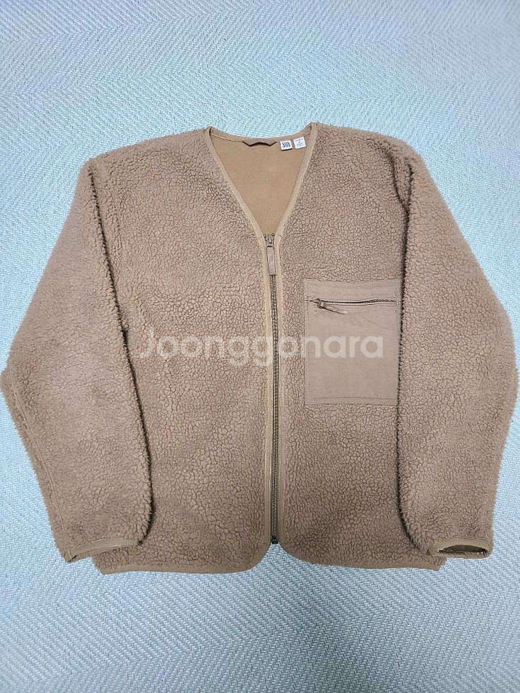 유니클로 U 후리스가디건 M사이즈--0