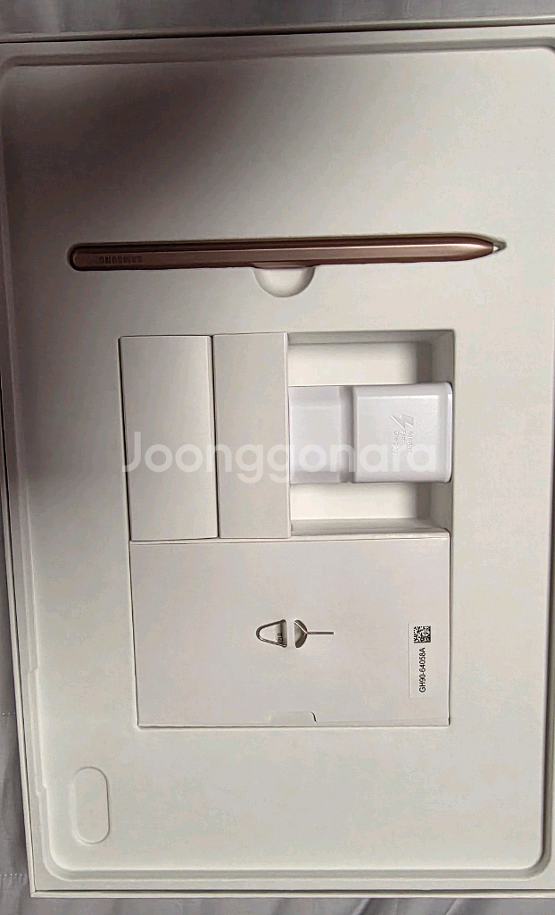 새것상태 핑크 삼성 갤럭시탭 S7+ LTE 핑크 정품 케이스 + 파우치--3