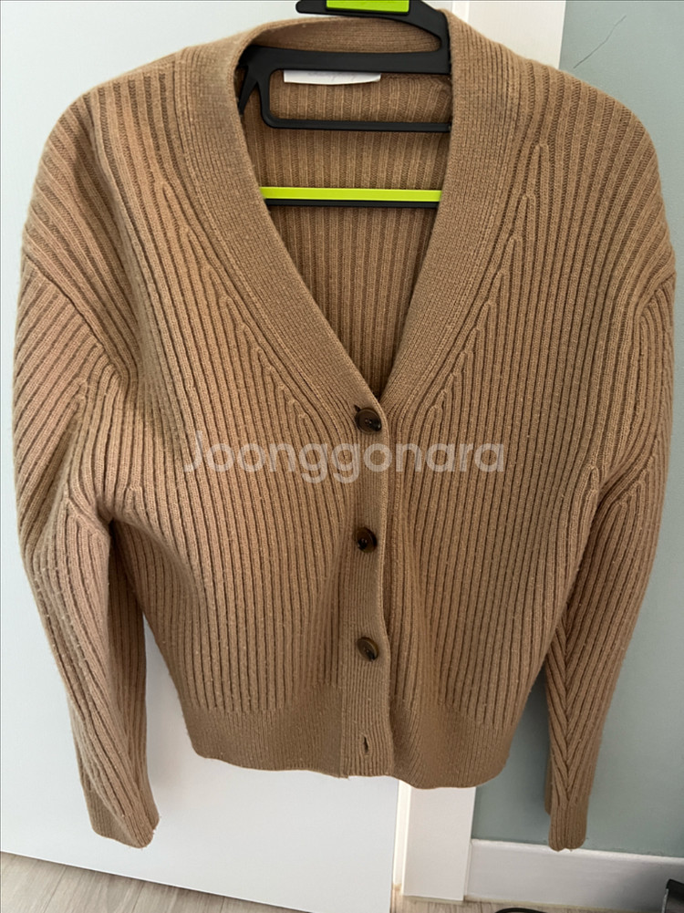 츄니토리 브라운 울 가디건 만원--0