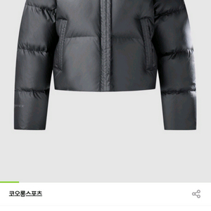 코오롱스포츠 푸퍼 숏패딩