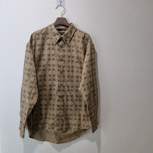 버버리 런던 로고 프린트 셔츠 (L)