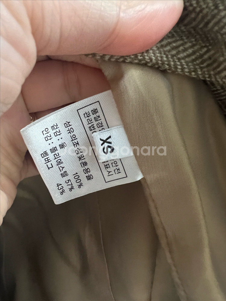 무던 헤링본 울 자켓 2만--2