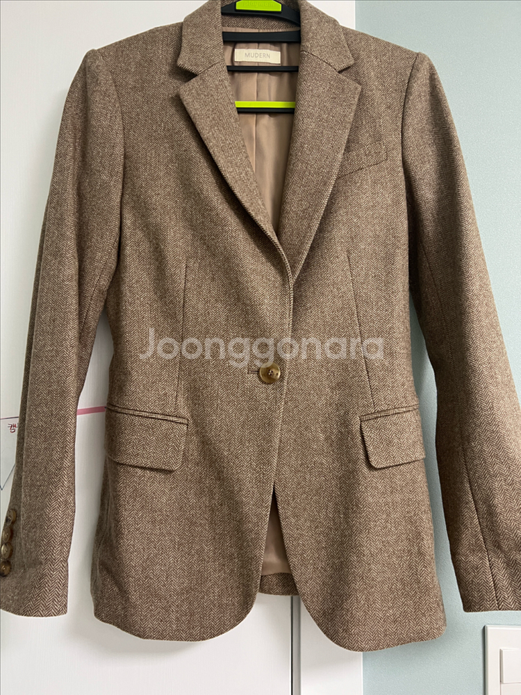 무던 헤링본 울 자켓 2만--0