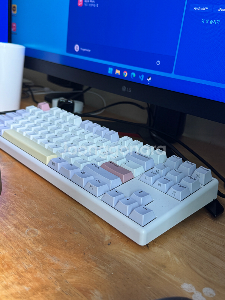 한성컴퓨터 GK893B pro 무접점 키보드 판매--2