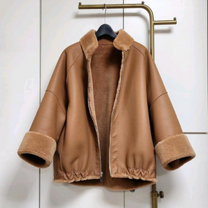 미착용/셀럽샵 양모 무스탕L