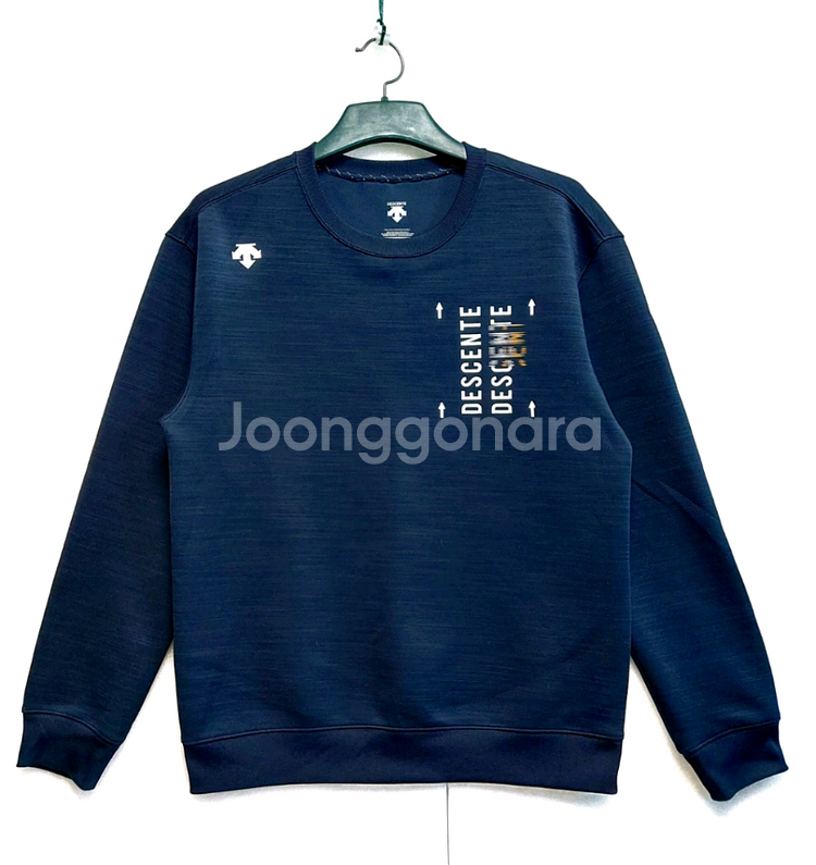 데상트 남성맨투맨100 라운드 긴팔티--0