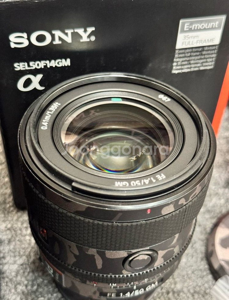 소니 FE 50mm F1.4 GM 렌즈--1