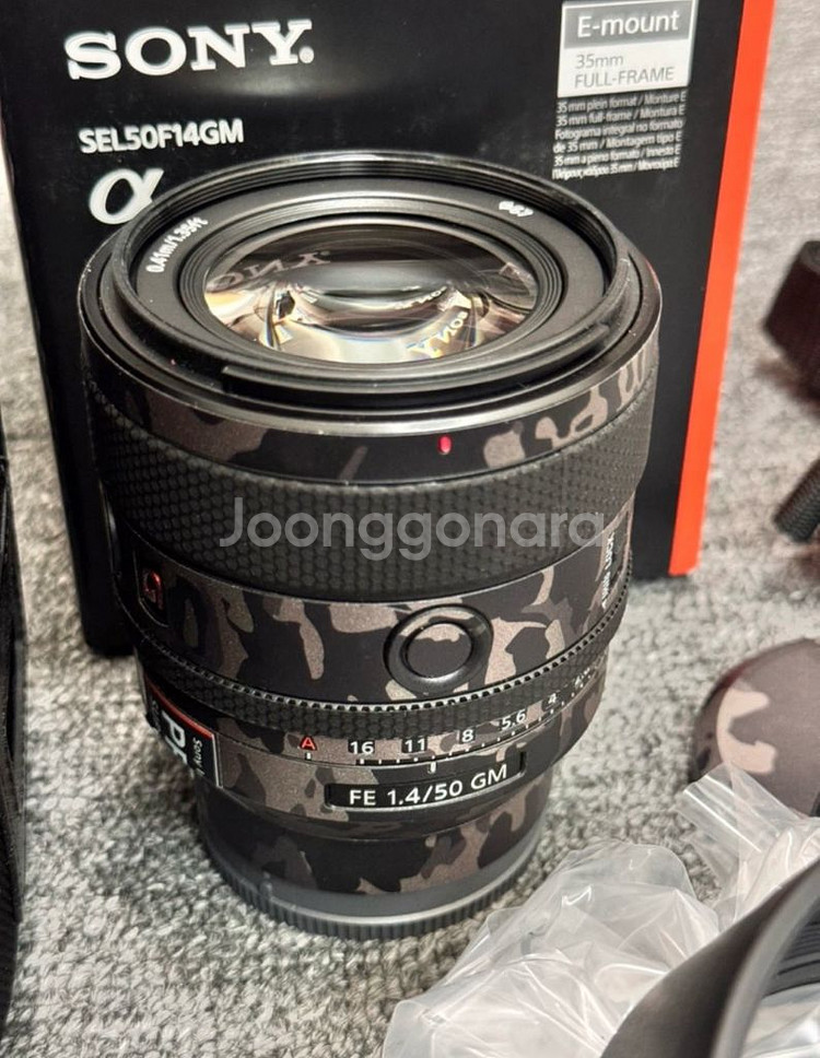 소니 FE 50mm F1.4 GM 렌즈--0