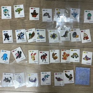 포켓몬 빵 띠부씰 30종 세트