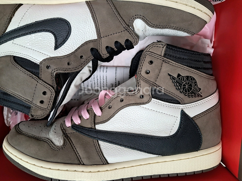 나이키 에어조던1 하이 브라운--2
