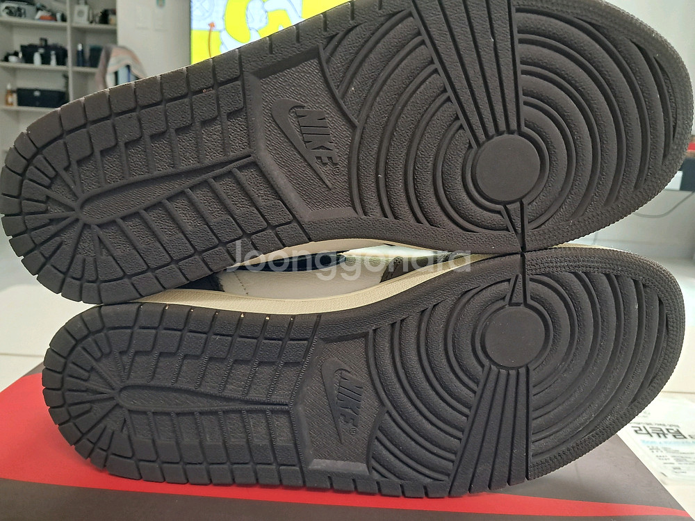 나이키 에어조던1 하이 브라운--5