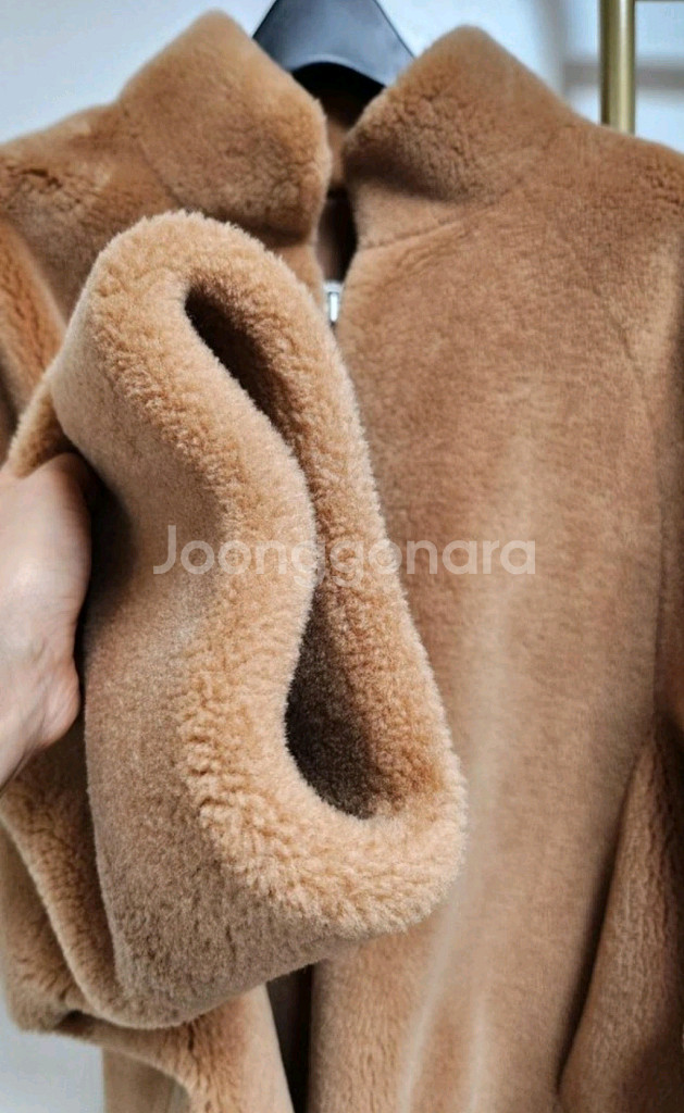 미착용/셀럽샵 양모 무스탕L--5