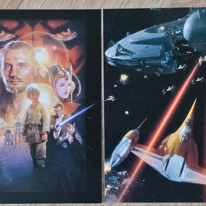영화 스타워즈 에피소드1 엽서 6장 세트