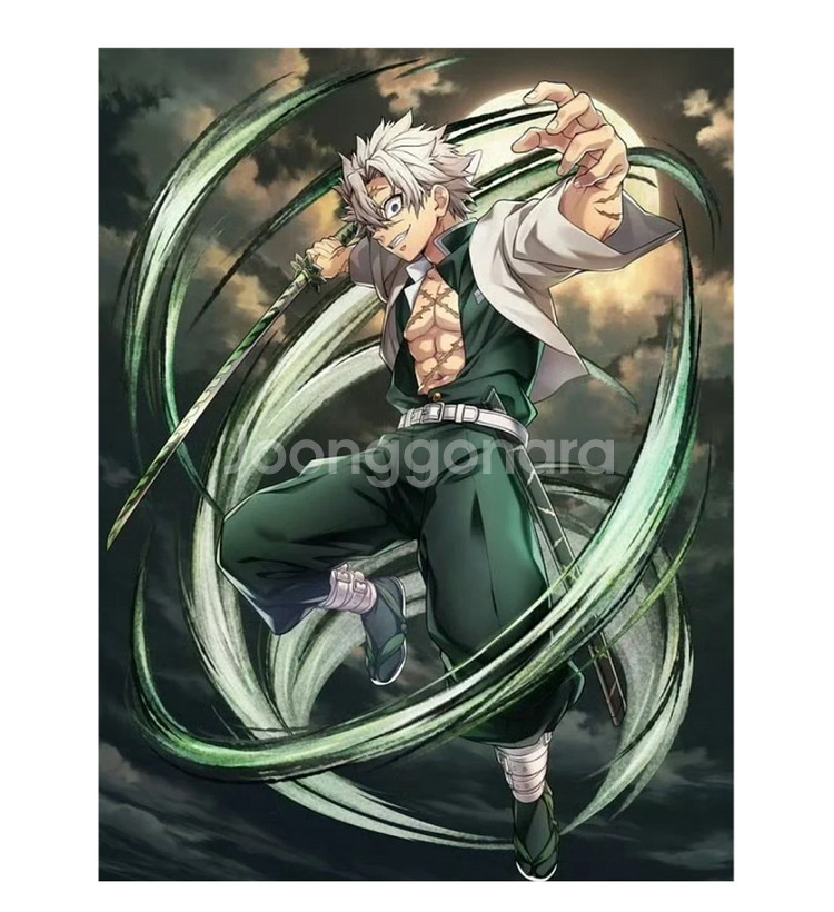 귀칼 사네미 보석십자수--0