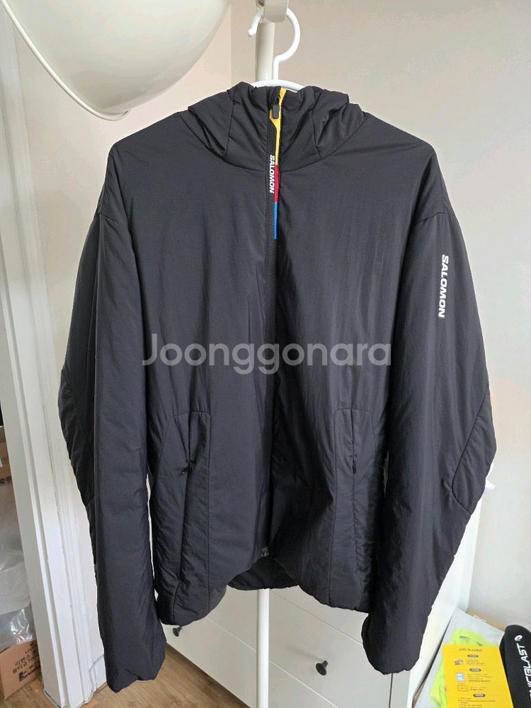 살로몬 모디세이 패딩 자켓 블랙 xl사이즈(새상품급)--0