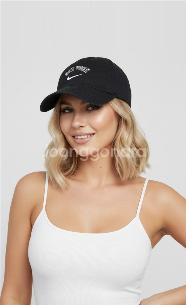 나이키 헤리티지86 빈티지 클래식 뉴욕 블랙 모자 볼캡 퓨추라 운동 헬스--8