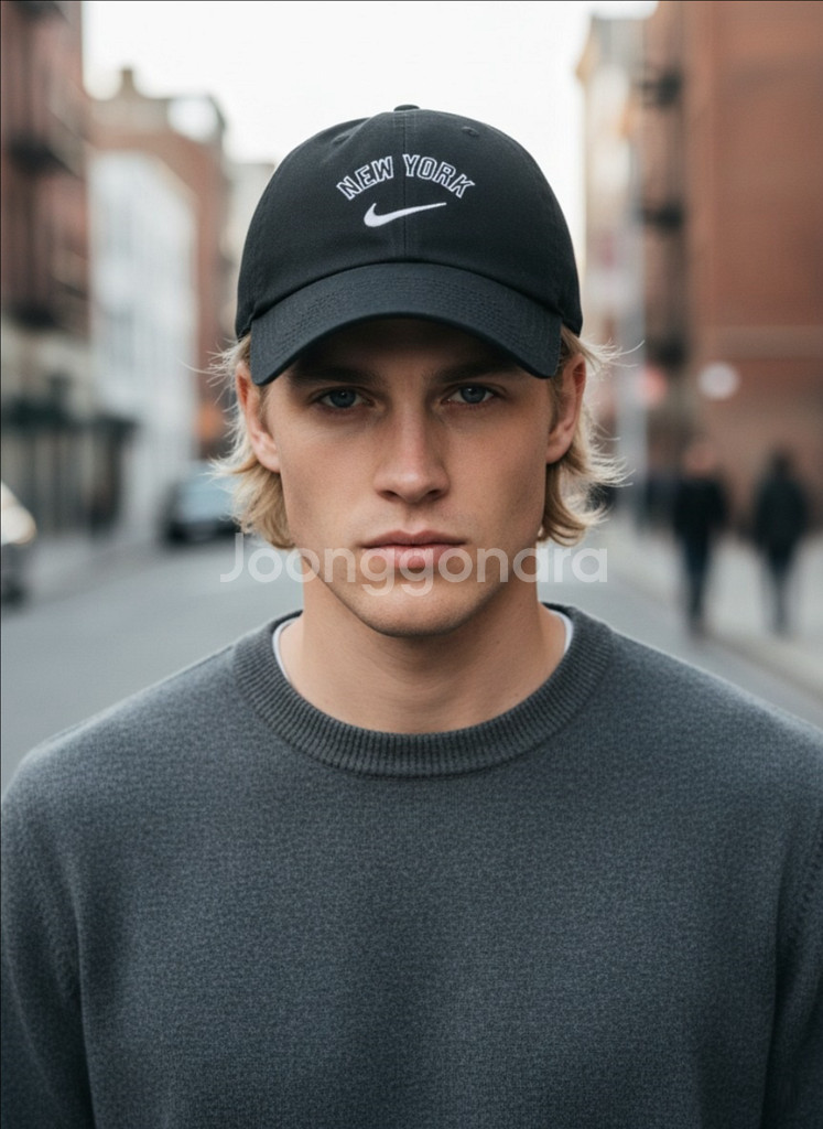 나이키 헤리티지86 빈티지 클래식 뉴욕 블랙 모자 볼캡 퓨추라 운동 헬스--9