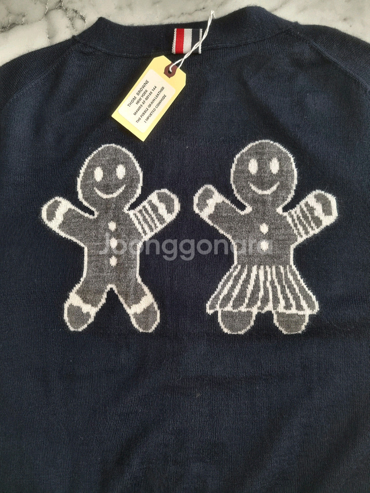 (새상품)톰브라운 4바 스트라이프 니트 가디건--6