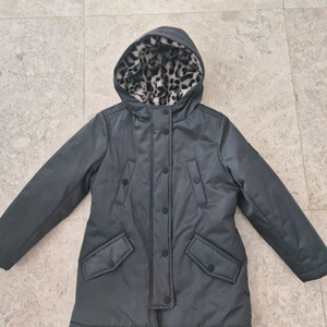 택포) 봉쁘앙 레오파드 에코퍼 후드 코트 파카 8