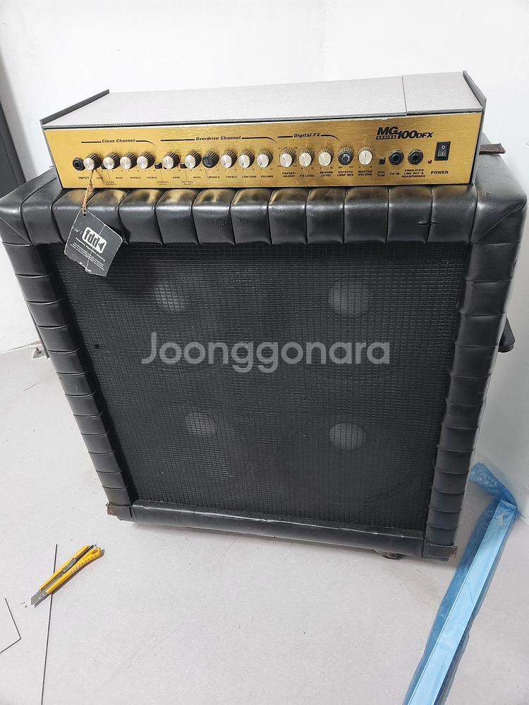 MG600DX 기타앰프 + MG412D 캐비닛 세트--0